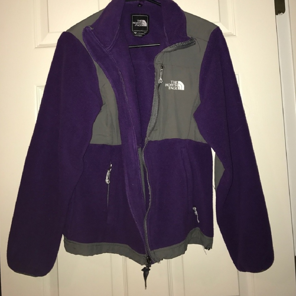Purple & Gray North Face Jacket